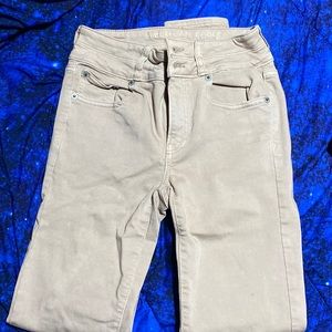 Darker khaki color in person